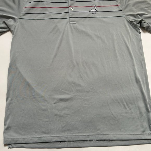 Pinehurst 1895 x Donald Ross Shirt Mens L Tartan Collection gray Putter Boy logo - Picture 6 of 11